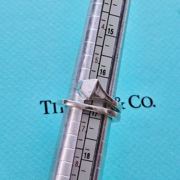 EXTREMELY RARE Vintage Tiffany & Co. Elsa Peretti Sterling Siver Nail Ring 6.25 - Picture 7 of 9